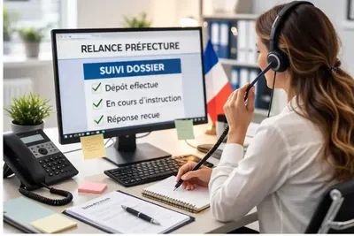 Courrier de relance adressé à une préfecture